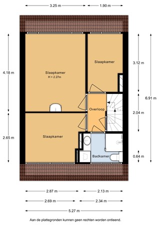 Floorplan - Cremerstraat 298, 3532 BN Utrecht